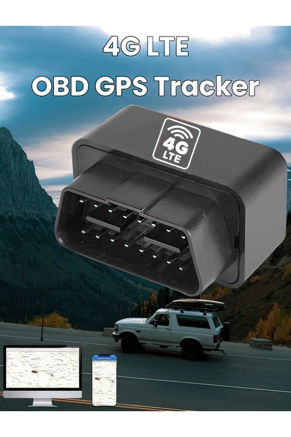 OBD GSM 4G-Lte GPS Car Tracking Device - No Software Required Tracker