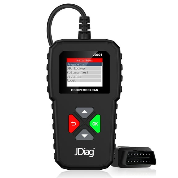 OBD II Scanner, Professional OBD2 Engine Fault Code Reader CAN Diagnostic Scan Tool for All OBD II Protocol Cars