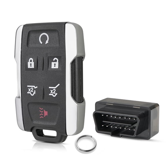 OBD Key fob Programmer Tool & Key Fobs, Keyless Entry Remote 315Mhz Fits Chevy Tahoe Suburban 2015 2016 2017 2018 2019 2020 GMC Yukon Key M3N-32337100