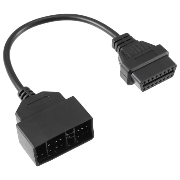 OBD1 22-Pin to OBD2 16-Pin Diagnostic Tool Adapter Connector Cable Replaces for Toyota