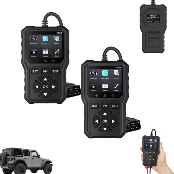 OBD2 Advanced Diagnostic Tool Professional Engine Code Reader, Car Scanner Engine Fault Scanner CAN Diagnostic Scan Tool for All OBD II Protocol Cars Since 1996