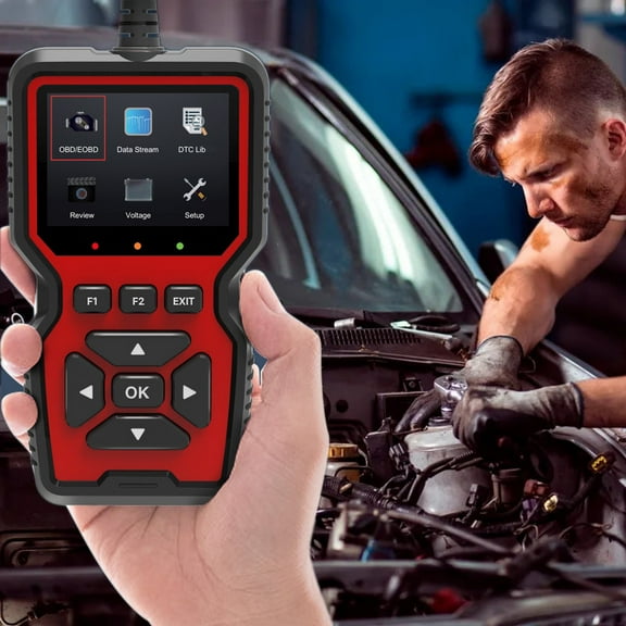 OBD2 Car Code Reader, Real Time Data Scanners, Multicar Diagnostic Devices, Plug And Play Analyzers, Portable Engine Testers for 4th of July Long Drives and Patriotic Vehicle Safety Inspections