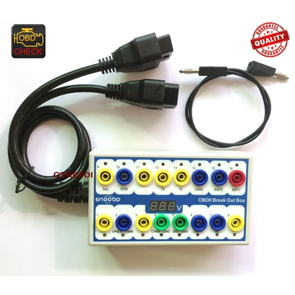 OBD2 Detector Break Out Box,OBD Breakout Box CAN Data Line Signal Diagnostic Scan Tool,Test Car Fault OBDII Diag Box
