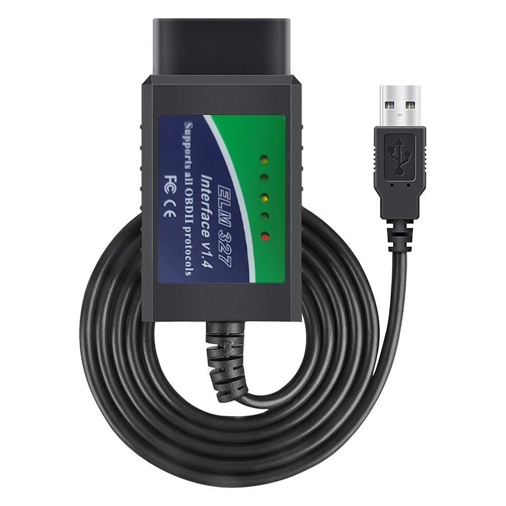 OBD2 Diagnostic Scanner ELM327 V1.4 USB ELM 327 with PIC18F25K80 Chip ...