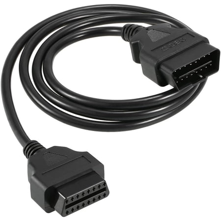 OBD2 Extension Cable 16pin Male to Female Diagnostic Extender Cable for OBD2 Scan Tool Compatible for All OBD2 Vehicles (5ft/1.5m)