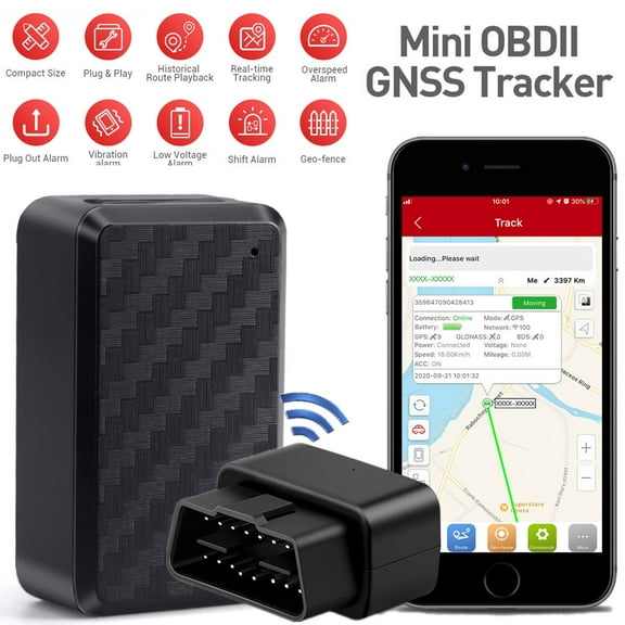 OBD2 GPS Tracker Real Time Vehicle Tracking Device OBD II Car Truck Locator