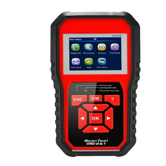 OBD2 KW850 Car OBD 2 Scanner Professional Scanner Diagnostic Tools OBD2 Check Engine Check Automotive Code Reader ,Sturdy and Compact