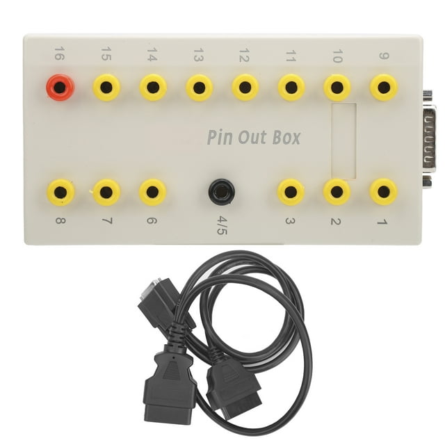 OBD2 Pin Out Box with Diagnostic Cable Kit Covere All Test Points Auto