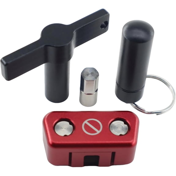 OBD2 Port Anti-Theft Locking Tool, Prevents OBD Data Copying, Suitable for car/SUV/Truck OBD Port Protector, OBD2 Locking Anti-Theft Protector (red)