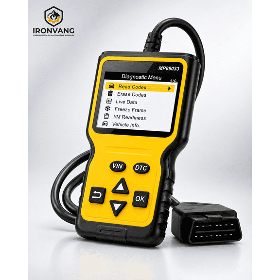 OBD2 Scanner Car Code Reader, 2.8 Inch LCD Check Engine Diagnostic Tool with DTC Lookup, Read Erase Codes, Live Data, Freeze Frame and I/M Readiness for OBDII Vehicles