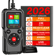 OBD2 Scanner, Car Code Reader, Auto Diagnostic Tool for Check Engine Light, Car Scanner for All Vehicles since 1996, Black