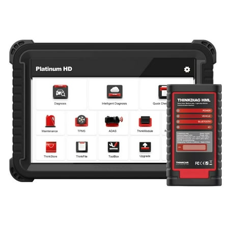 OBD2 Scanner Car Code Reader Full System Diagnostic Too THINKCAR® PLATINUM HD - 10" Inch Professional Commercial Heavy Duty Vehicles l