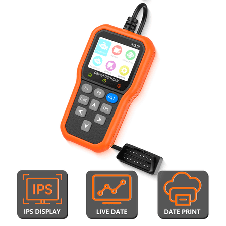 OBD2 Scanner, Diagnostic Code Reader for Check Engine Light, Oil Reset, EPB Reset, Scan Tool For Ford Edge 1996-2026