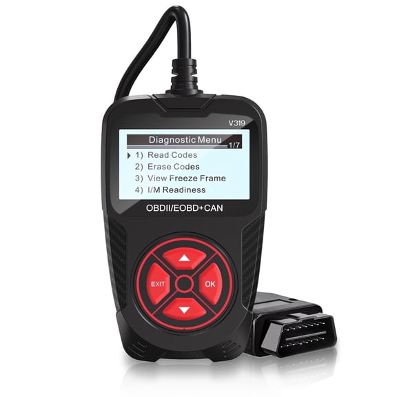 Sentryse OBD2 Scanner Diagnostic Tool, Car Code Reader for Cars and Trucks for Quick Retrieval of Error Codes, Check Engine Code Reader for All OBD II Vehicles since 1996