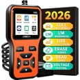 thumbnail image 1 of OBD2 Scanner Diagnostic Tool - Check Engine Light Code Scanner Tool with Reset, DTC, Data Stream, I/M Readiness, Car & Truck Scan Tool for All Vehicles Since 1996, escaner automotriz,Orange, 1 of 8