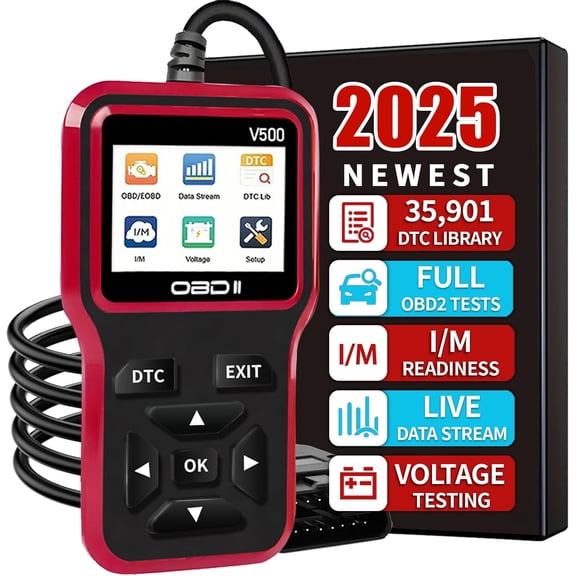 OBD2 Scanner Diagnostic Tool - Check Engine Light Code Scanner Tool with Reset, DTC, Data Stream, I/M Readiness, & Scan Tool for Since 1996, escaner automotriz