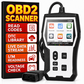 Tidymend OBD2 Scanner Diagnostic Tool, Code Reader for Cars and Trucks with Cloud Printed, Scanner for Car Check Engine Car Code Reader for All Post-1996