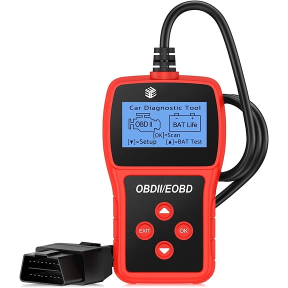 OBD2 Scanner Diagnostic Tool, Code Reader with Live Data, Check Engine Fault,  Tester, I/M Readiness for  OBDII Protocol  Since 2006