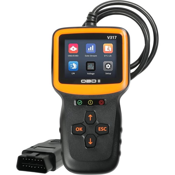 OBD2 Scanner Diagnostic Tool, OBD2 Scanner Code Reader Engine Fault Code Reader Scanner, Check Engine Light Scan Tool, OBDII/EOBD Diagnostic Scan Tool for After 1996