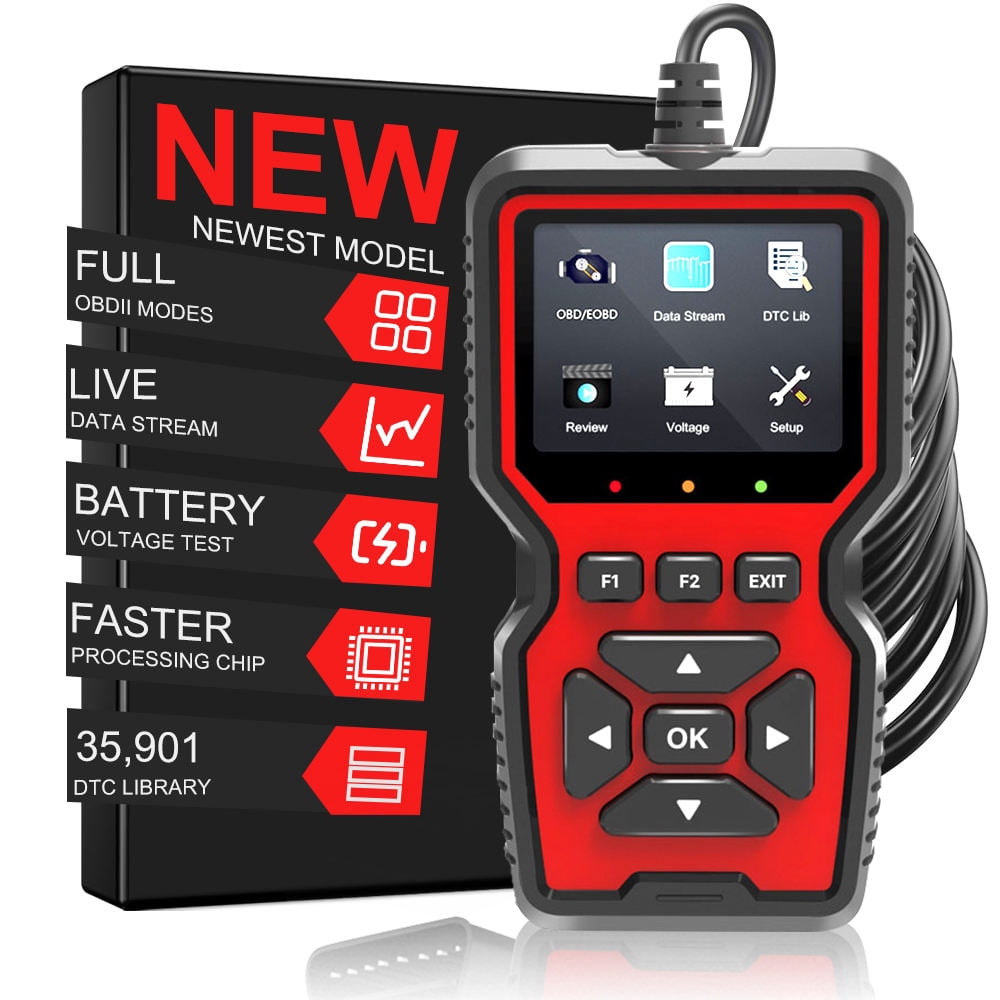 OBD2 Scanner Diagnostic Tool - Professional Code Reader with，Compatible ...