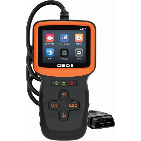 OBD2 Scanner Diagnostic Tool, Vehicle Check Engine Code Readers with Reset & I/M Readiness More, Car OBDII/EOBD Scan Tool for All Vehicles After 1996