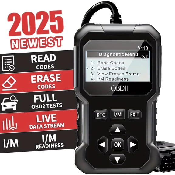 OBD2 Scanner Instant Fault Code Reader and Voltage Check | OBDII/CAN Full System Diagnosis | 10 Second Fault Analysis