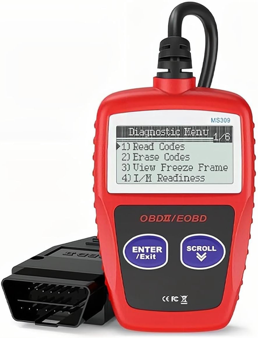 OBD2 Scanner MS309 Automotive Check Engine Code Reader, Check Emission ...