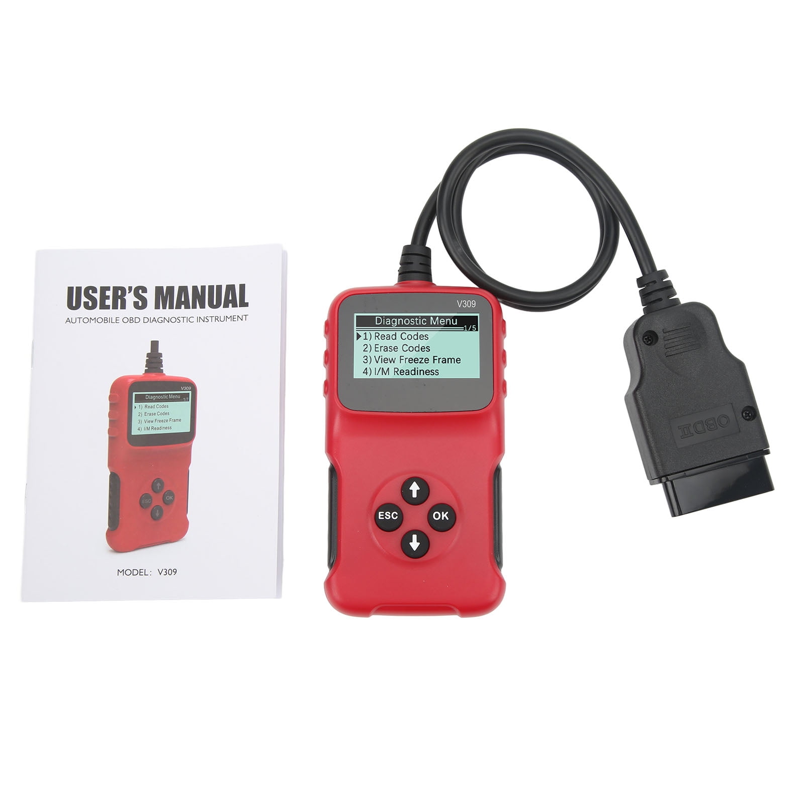 OBD2 Scanner Multilanguage Code Reader Professional Car Diagnostic Tool