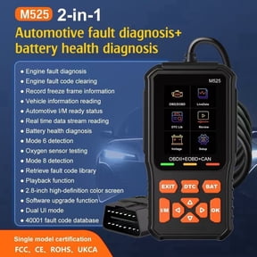OBD2 Scanner,New Upgrade OE-Level Code Reader with Battery Test, Start Test, Live Data, CAN Diagnostic Tool for Car Engine Fault Code Scan, Dual-UI for Pro Mechanics & DIYers