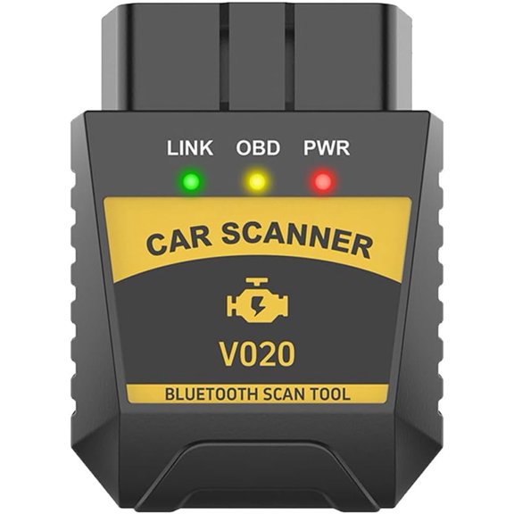 OBD2 Scanner Reader, Code Reader Connect to Phone, Auto Diagnostic Scan Tool, OBD2 Scanner for Reset/Clear Engine Error Code, Fits & Android