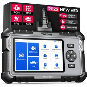 OBD2 Scanner TOPDON AD500, Oil SAS Throttle TPMS BMS EPB Reset, Engine ABS SRS Transmission, Diagnostic Scan Tool, Car Check Engine Code Reader