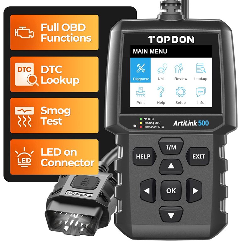 OBDII (OBD2) Scanner / Scan Tool for Check Engine Lights (CEL)