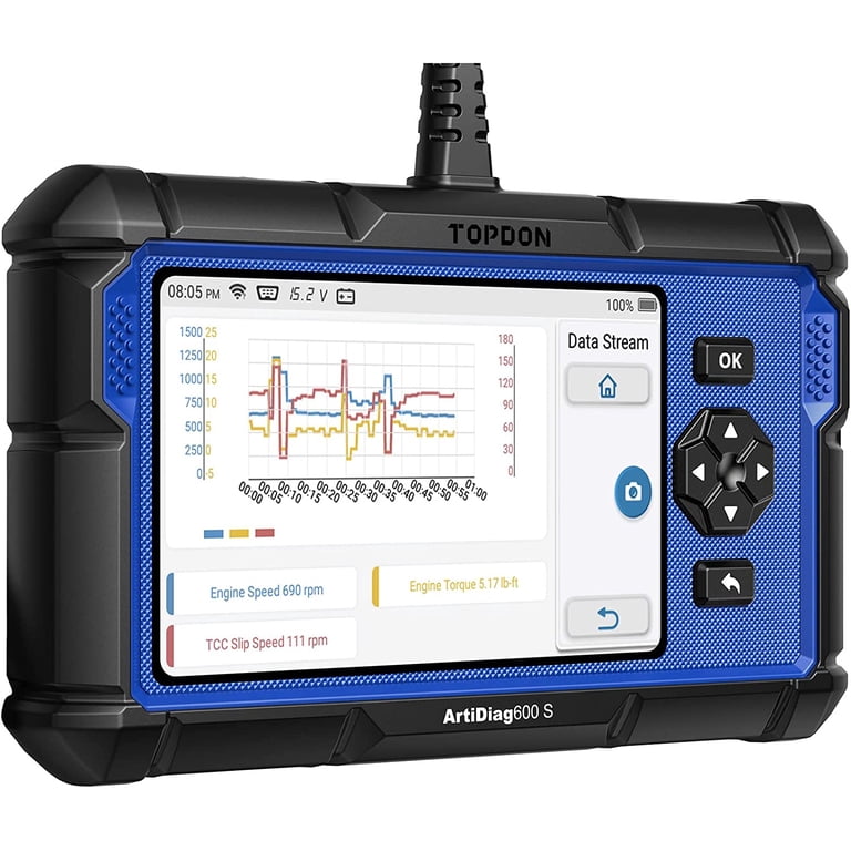 TOPDON ArtiDiag600S OBD2 Full System Auto-ABS Vehicle Engine 