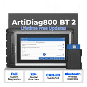 TOPDON AD800BT 2 Car Diagnostic Tool, Bidirectional OBD2 Scanner with 28+ Services, CANFD/FCA AutoAuth, Lifetime Free Updates