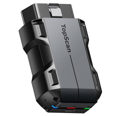 TOPDON TopScan Lite OBD2 Scanner Bluetooth, Bi-Directional Scanner Wireless All System Diagnostic Tool for iOS & Android, 8+ Hot Reset, Repair Guides, Check Engine Car Code Reader