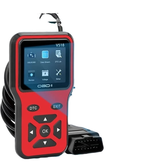 OBD2 Scanner V518- Instant Fault Code Reader and Voltage Check |  Full System Diagnosis | 10 Second Fault Analysis
