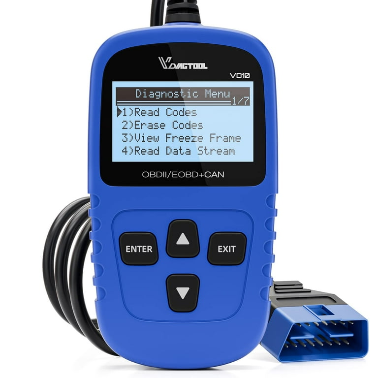 VDIAGTOOL VD10 OBD2 Scanner, Auto Automotive Vehicle Fault Code