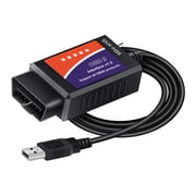OBD2 USB Adapter with MS/HS CAN Switch for Vehicle Diagnostics 1 Pack