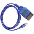 thumbnail image 1 of OBDII Scanner Diagnostic Cable for VW Audi Skoda Seat Volkswagen, Support VAG-COM KKL 409.1, 16-Pin Car Programming Cable, OBD II Adapter Connector Cable Scan Tool, for Win XP/ WIN7 32bits ONLY 1, 1 of 7