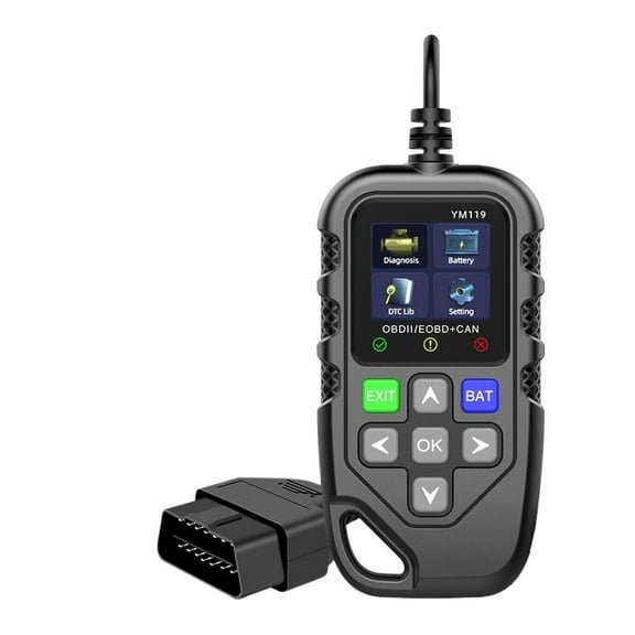 OBDII Scanner YM119 Multi-langua Work For All Cars OBD2 Code Reader Car Auto Diagnostic Tool Read Vehicle Information ,Sturdy and Compact