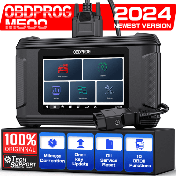 OBDPROG M500 Mileage Odometer Correction Diagnostic Adjustment Mileage Oil Tool