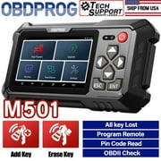 OBDPROG M501 أداة ماسح السيارة OBD2 رمز القارئ أداة تشخيص المحرك أداة مسح السيارات EOBD OBDII الماسح الضوئي فحص المحرك إيقاف تشغيل MIL