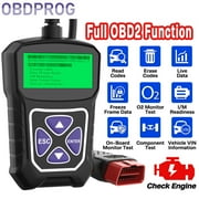 OBDPROG MT100 OBD2 الماسح الضوئي رمز القارئ EOBD الماسح الضوئي سيارة فحص أداة تشخيص المحرك