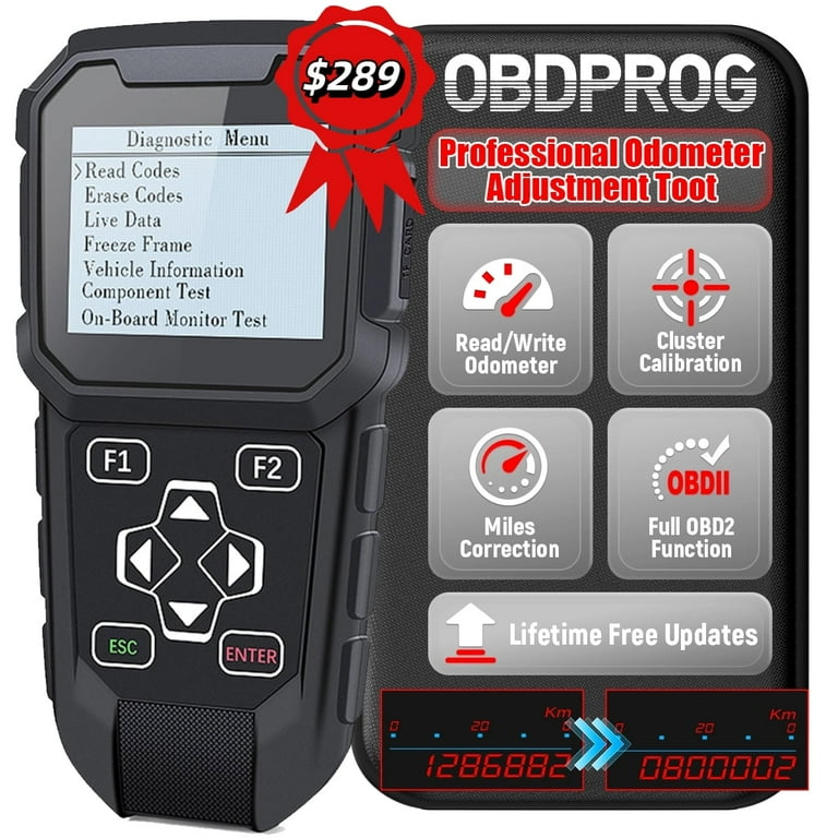 OBDPROG MT401 Auto OBDII Cluster Calibration & Diagnostic