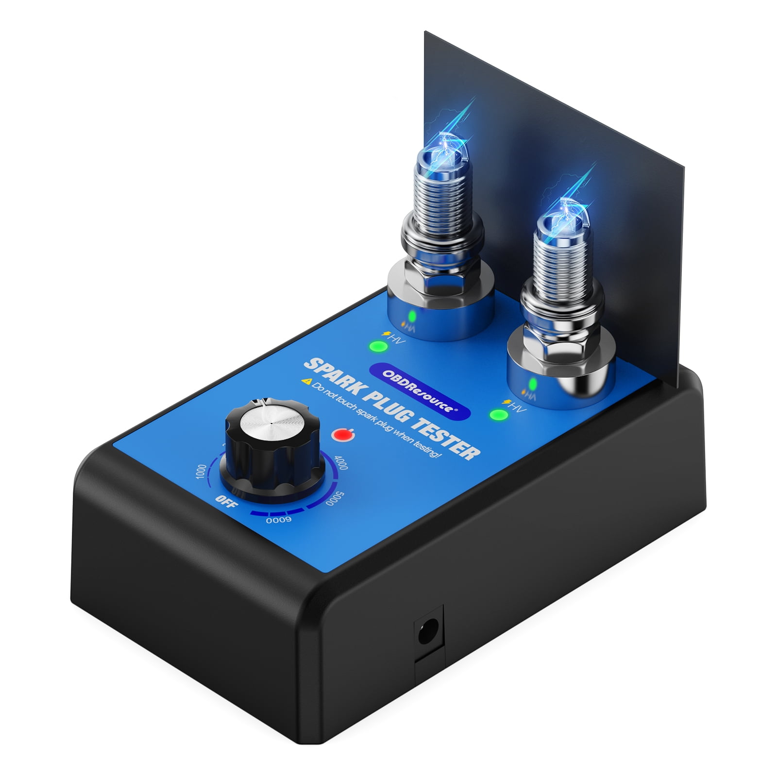Motorcycle Engine Analyzer OBDResource Dual Hole Spark Plug Tester 0–6000 RPM Adjustable Frequency ...