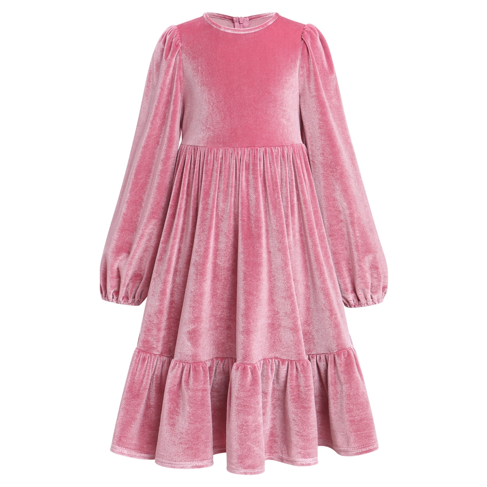 KIDS MINI PUFF SLEEVE COLLARED DRESS 12-14 FAITH, LUCK & JUSTICE main image 0