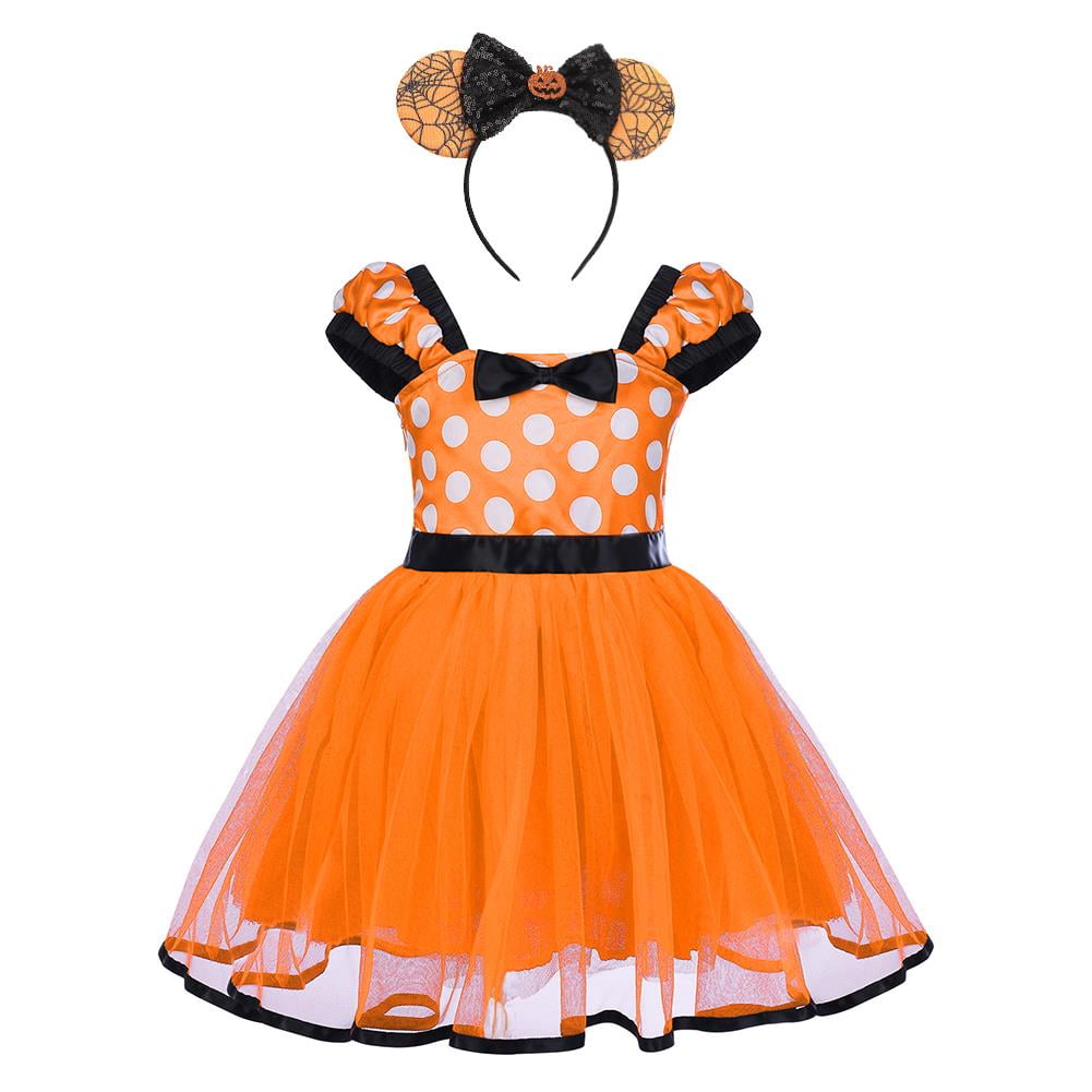 OBEEII Toddler Girls Polka Dots Princess Party Fancy Costumes Wedding ...