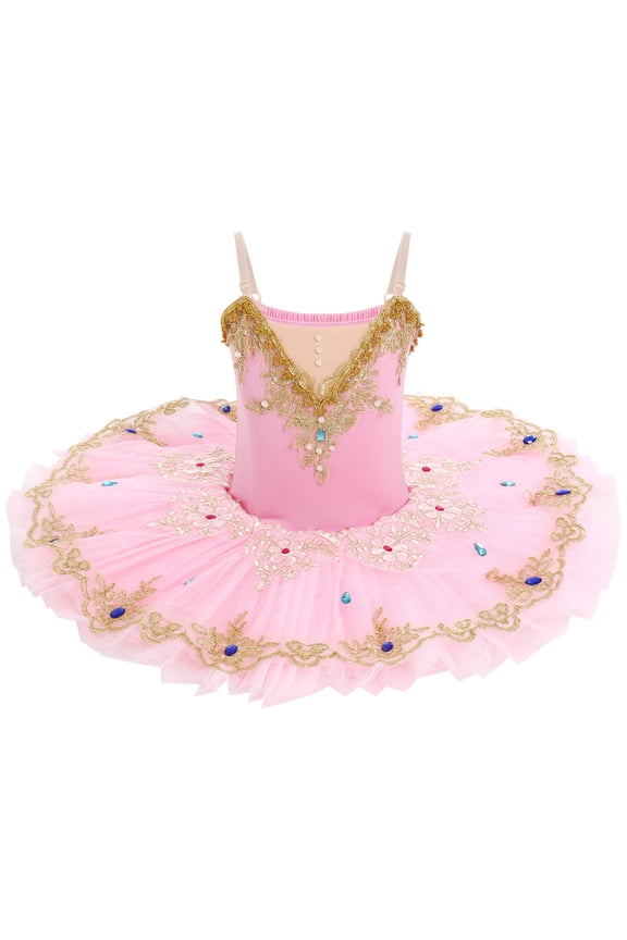 Tulle Tutu Skirts for Toddle Girls Sleeveless Ballet Dance Dresses Trendy Floral Leotard Dance Wear Costume