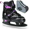 thumbnail image 1 of OBENSKY Adjustable Ice Skates with Free Skate Bag for Beginners,Kids,Girls&Boys-Ice Skating Shoes with Stainless Steel Blade, 1 of 11