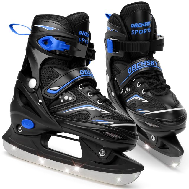 OBENSKY Ice Skates Adjustable Ice Skates for Kids, Girls and Boys